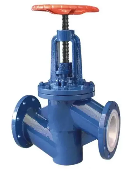 Valv tal-Iċċekkja tal-Ħadid Duttili B'Kisja Fluworoplastika