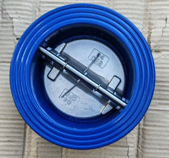 Ħadid Duttili Doppju-Wajfer tad-Diska-Valv ta' Iċċekkja tat-Tip